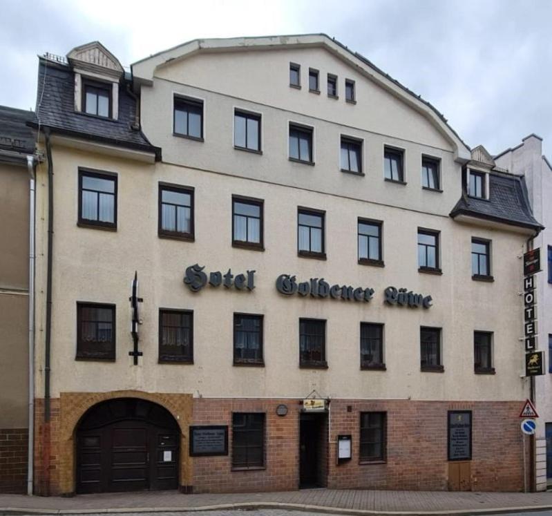 Hotel Goldener Löwe Zeulenroda-Triebes Buitenkant foto